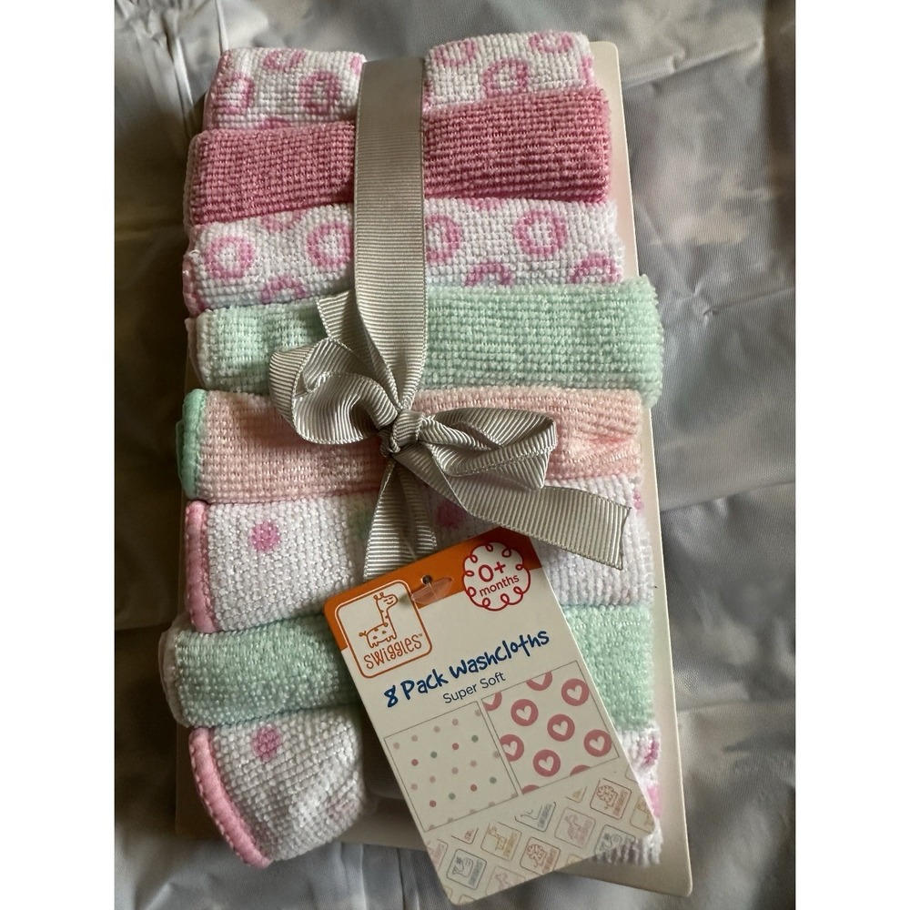 Wiggles 8 Pack Baby Washcloths